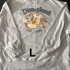 Disney Parks Disneyland Ghost Mickey Halloween Sweatshirt 2025